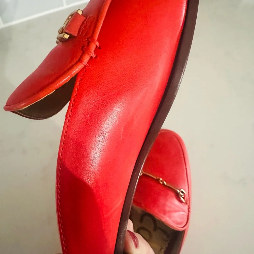 Sam Edelman Red Linnie Mule Women's  Size 7.5 - Picture 8 of 11